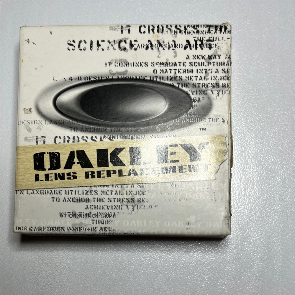 Oakley Lens Replacement in Black and White Box Five 3.0 Rare